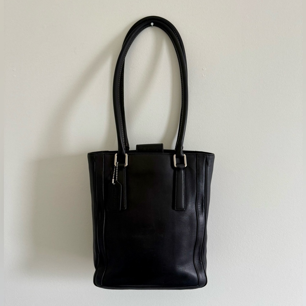 Vintage COACH 9422 Bonnie Cashin Legacy Tote Bag in Black w/ Silver Hardware